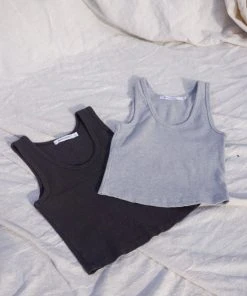 PERFECTWHITETEE BLONDIE TANK GREY