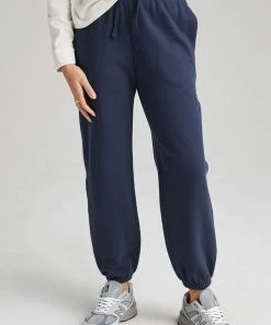 RICHER POORER SALE RECYCLED FLEECE SWEATPANTS BLUE NIGHTS