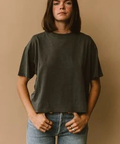 FILOSOFIA JADE CROPPED TEE WHEAT SUSTAINABILITY