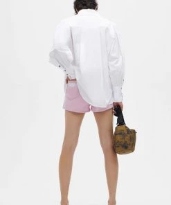 GANNI COTTON POPLIN LONGSLEEVE