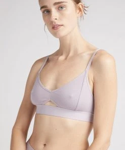 RICHER POORER SPRING '22 CUT OUT BRALETTE AMETHYST SMOKE