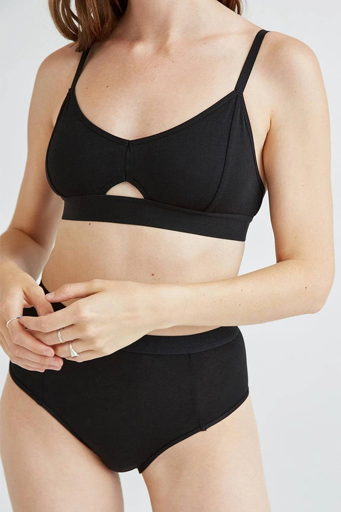 RICHER POORER CUT OUT BRALETTE BLACK 3 RICHER POORER CUT OUT BRALETTE BLACK