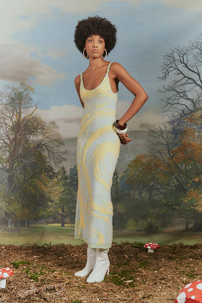 HOUSE OF SUNNY SALE HOCKNEY DRESS CYPRESS 1 HOUSE OF SUNNY SALE HOCKNEY DRESS CYPRESS