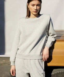 JUST FEMALE SPRING '22 DRAKE PADDED SWEATSHIRT