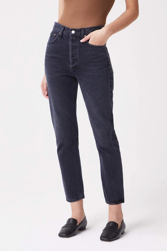 AGOLDE RILEY HI RISE CROP EDIT SPRING '22 1 AGOLDE RILEY HI RISE CROP EDIT SPRING '22