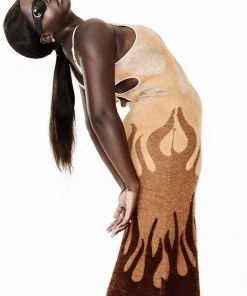 HOUSE OF SUNNY HOTEL CALIFORNIA HOCKNEY DRESS