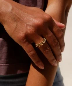 PIPE AND ROW ELLIOT CHAIN RING NEW IN