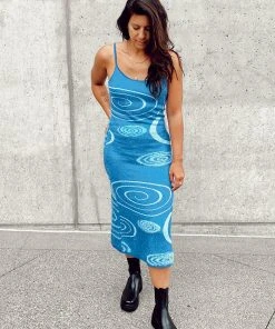 HOUSE OF SUNNY GALAXY HOCKNEY DRESS