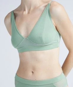 RICHER POORER HIGH CUT BRALETTE SAGE