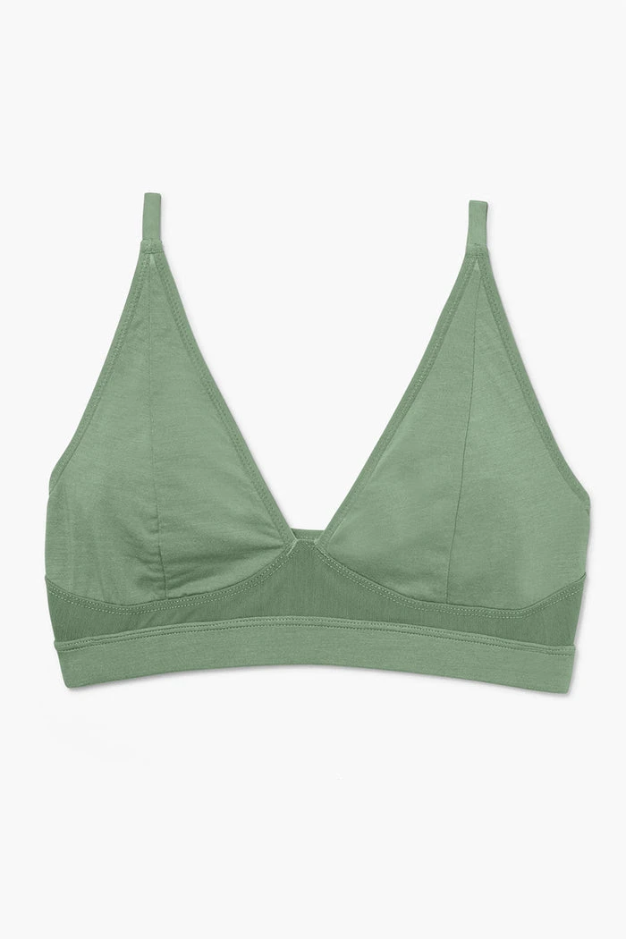 RICHER POORER HIGH CUT BRALETTE SAGE 1 RICHER POORER HIGH CUT BRALETTE SAGE