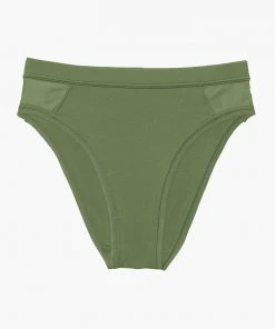 RICHER POORER NEW IN HIGH CUT BRIEF OLIVE ARMY
