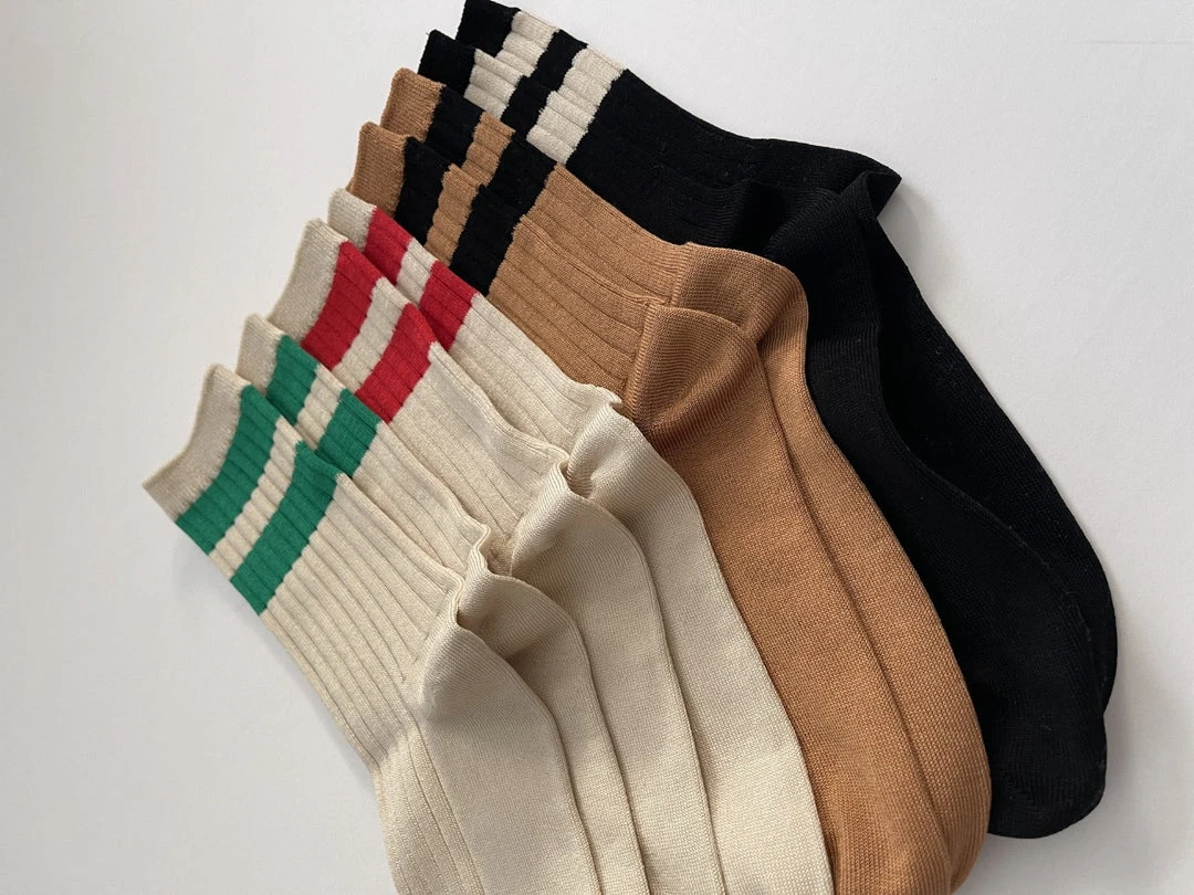 LE BON SHOPPE HER VARSITY SOCKS 4 LE BON SHOPPE HER VARSITY SOCKS