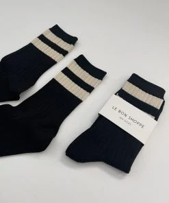 LE BON SHOPPE HER VARSITY SOCKS SOCKS + HOSIERY
