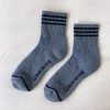 LE BON SHOPPE SPRING '22 GIRLFRIEND SOCKS INDIGO