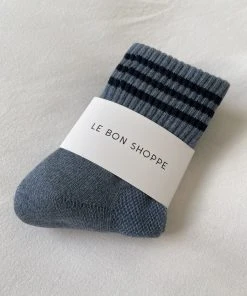 LE BON SHOPPE SPRING '22 GIRLFRIEND SOCKS INDIGO