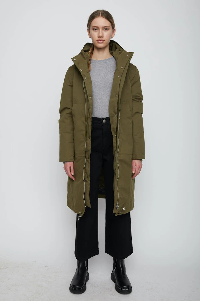 JUST FEMALE SALE STEAL DOWN JACKET OLIVE 1 JUST FEMALE SALE STEAL DOWN JACKET OLIVE
