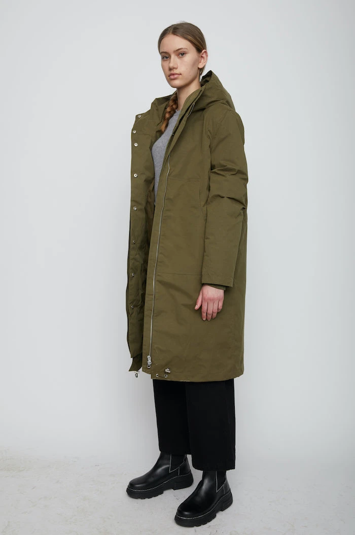 JUST FEMALE SALE STEAL DOWN JACKET OLIVE 2 JUST FEMALE SALE STEAL DOWN JACKET OLIVE