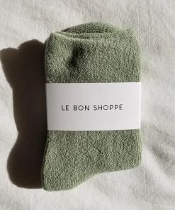 LE BON SHOPPE CLOUD SOCKS MATCHA SPRING '22