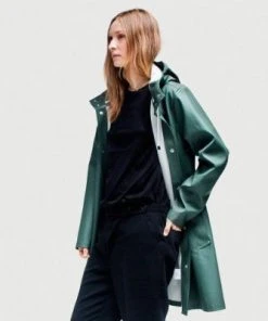 STUTTERHEIM MOSEBACKE RAIN JACKET GREEN SPRING '22