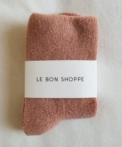 LE BON SHOPPE SPRING '22 CLOUD SOCKS MULBERRY