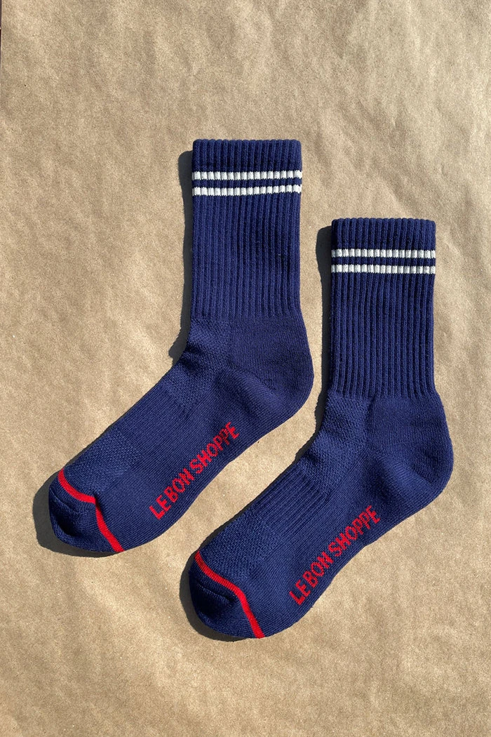LE BON SHOPPE BOYFRIEND SOCKS NAVY 1 LE BON SHOPPE BOYFRIEND SOCKS NAVY