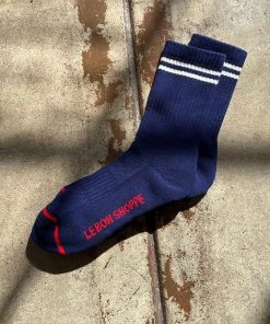 LE BON SHOPPE BOYFRIEND SOCKS NAVY