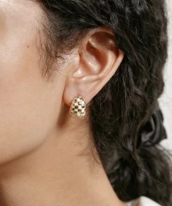 WOLF CIRCUS LARGE NELLIE EARRINGS CREAM NEW IN