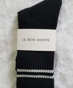 LE BON SHOPPE BOYFRIEND SOCKS NOIR