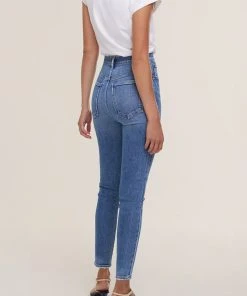 AGOLDE PINCH WAIST HIGH RISE SKINNY AMPED SALE