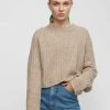 JUST FEMALE REBELO CROPPED JUMPER