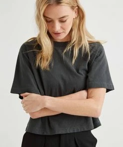 RICHER POORER SHORT SLEEVE CROP TEE STRETCH LIMO NEW IN 9 RICHER POORER SHORT SLEEVE CROP TEE STRETCH LIMO NEW IN