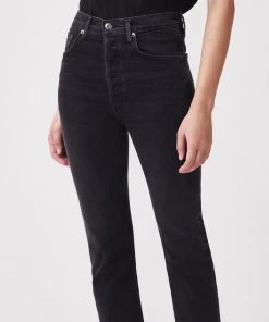 AGOLDE RILEY HI RISE CROP PANORAMIC