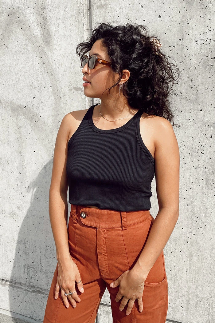 RICHER POORER VINTAGE RIB TANK BLACK 7 RICHER POORER VINTAGE RIB TANK BLACK