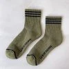 LE BON SHOPPE SPRING '22 GIRLFRIEND SOCKS SAGE