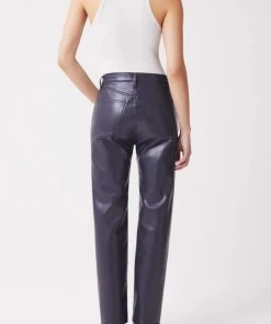 AGOLDE 90'S PINCH WAIST SHADOW LEATHER