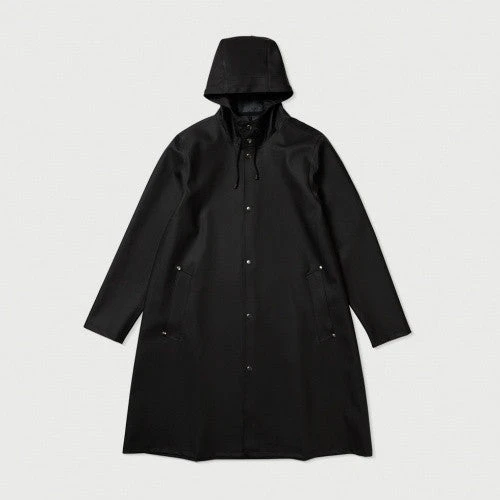 STUTTERHEIM MOSEBACKE RAIN JACKET BLACK NEW IN 8 STUTTERHEIM MOSEBACKE RAIN JACKET BLACK NEW IN