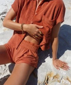 ARAMINTA JAMES TERRY SHIRT SET