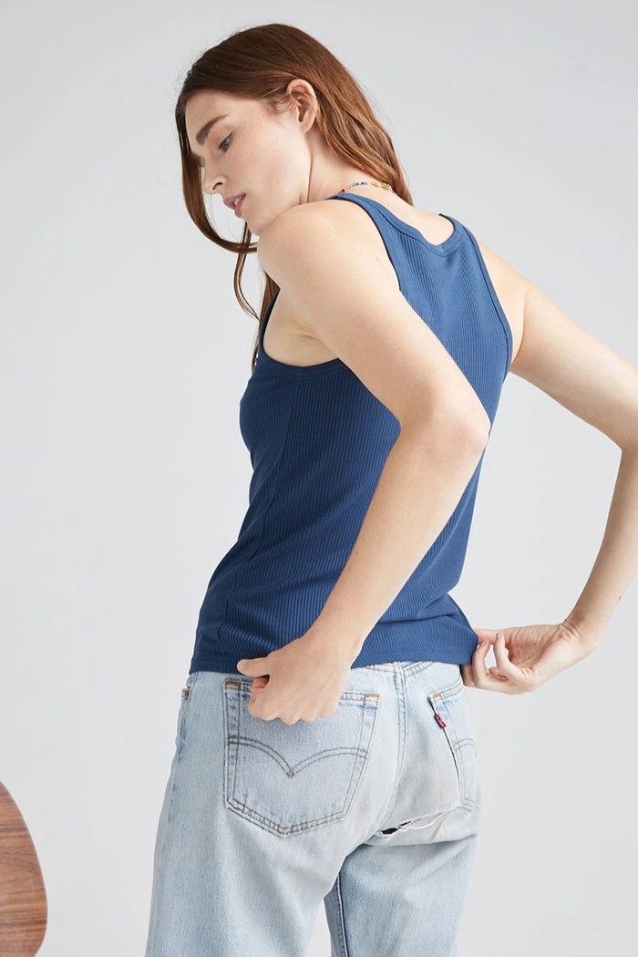 RICHER POORER VINTAGE RIB TANK MOONLIT OCEAN SPRING '22 2 RICHER POORER VINTAGE RIB TANK MOONLIT OCEAN SPRING '22