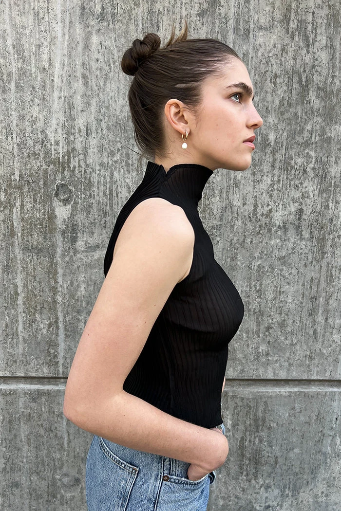 NIN STUDIO WAVE MOCKNECK TANK 2 NIN STUDIO WAVE MOCKNECK TANK